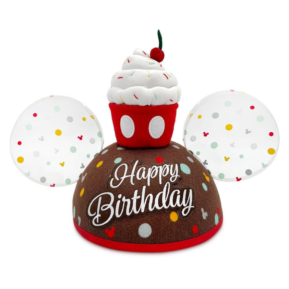 Disney Mickey Mouse Happy Birthday Cupcake Mouse Ears Hat